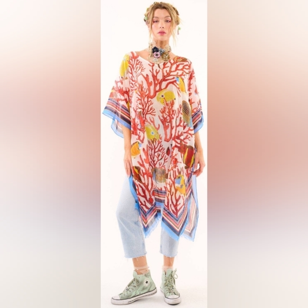 Aratta Sea Of Belief Embellised Kimono
